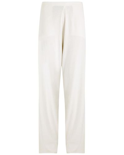 Extreme Cashmere N°353 Relax Cotton-Blend Sweatpants - White