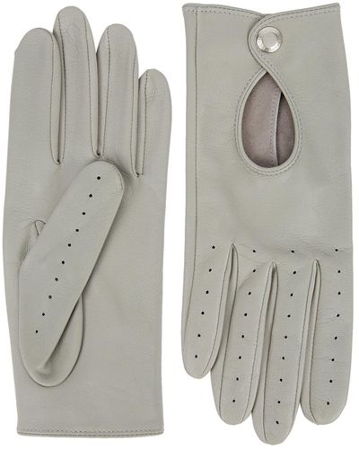 Dents Thruxton Leather Gloves - Gray