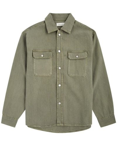 FRAME Cotton Shirt - Green