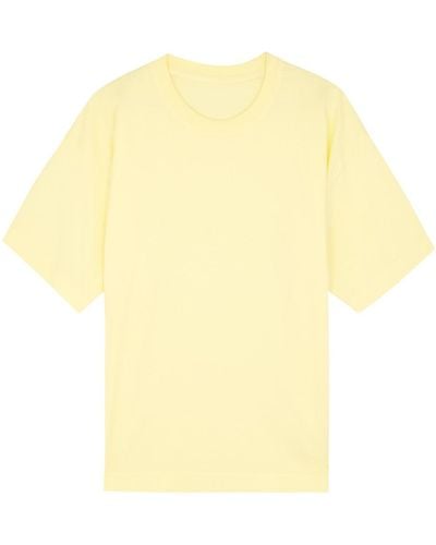 COLORFUL STANDARD Cotton T-Shirt - Yellow
