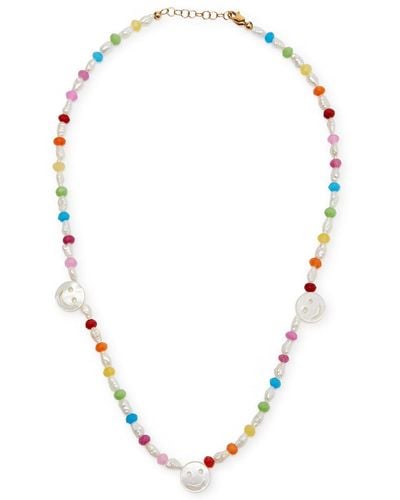 Roxanne First Disco Pearl And Beaded Necklace - Multicolour