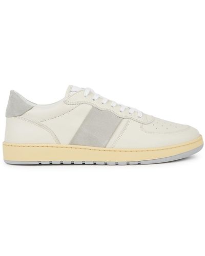 Collegium Pillar Destroyer Paneled Leather Low-top Sneakers - White