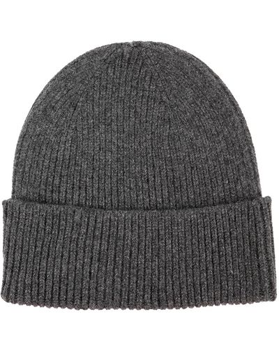 COLORFUL STANDARD Ribbed Wool Beanie - Grey