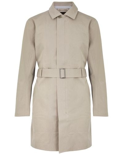 Alpha Tauri Okane Belted Trench Coat - Natural