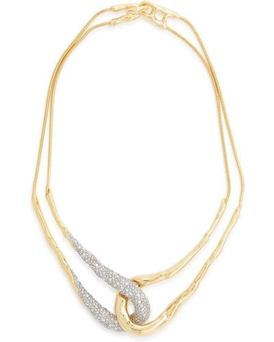 Alexis Solanales 14Kt-Plated Necklace - White