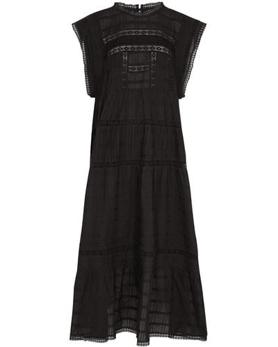 Skall Studio Anjali Cotton Maxi Dress - Black