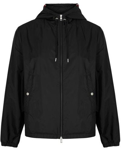 Moncler Grimpeurs Hooded Nylon Jacket - Black