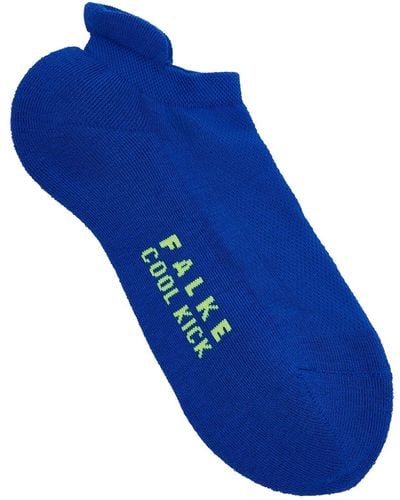 FALKE Cool Kick Jersey Trainer Socks - Blue
