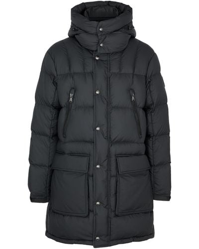 Polo Ralph Lauren Hooded Quilted Shell Coat - Black