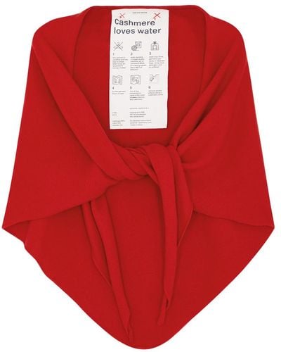 Extreme Cashmere N°150 Witch Cashmere-blend Scarf - Red