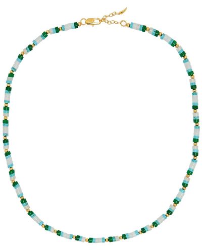 Missoma And 18kt Gold-plated Beaded Necklace - Black