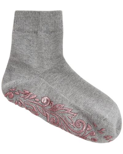 FALKE Light Cuddle Pads Gray Cotton-blend Socks