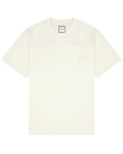 WOOYOUNGMI Logo-Embroidered Cotton T-Shirt - White