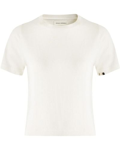 Extreme Cashmere N°267 Tina Cotton-Blend T-Shirt - White