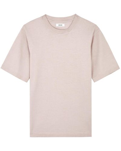 Haikure Kelly Slubbed Cotton T-Shirt - Pink