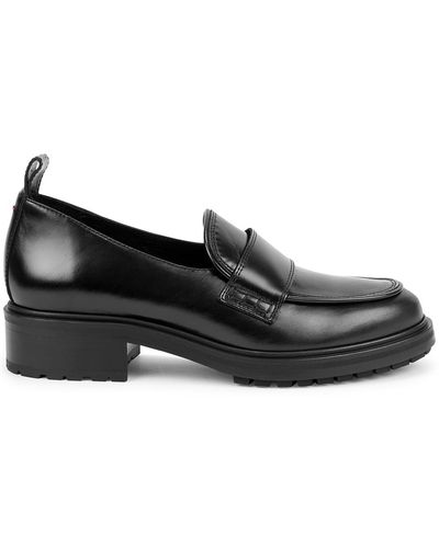 Aeyde Ruth 40 Black Leather Loafers