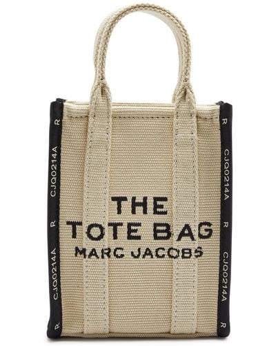 Marc Jacobs The Phone Tote Canvas Cross-body Bag - Natural