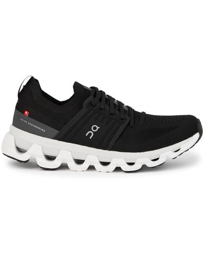 On Shoes Cloudswift 3 Panelled Mesh Trainers - Black