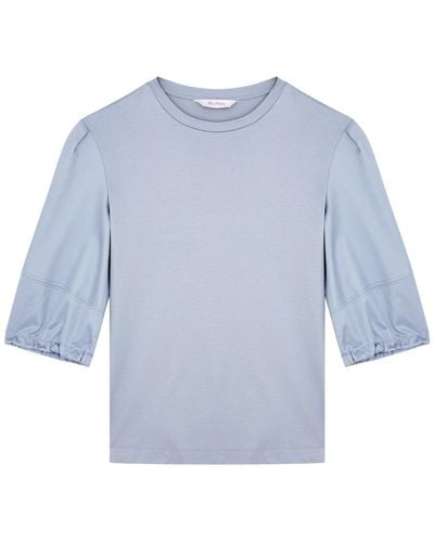 Max Mara Tebaide Jersey T-Shirt - Blue