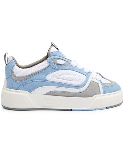 Cleens Essential Skate Panelled Trainers - Blue