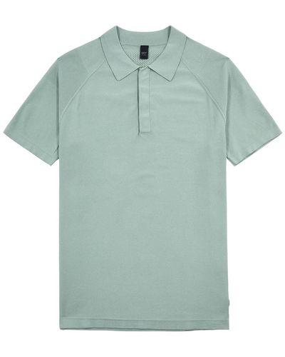 Alpha Tauri Fenzi Knitted Polo Shirt - Green