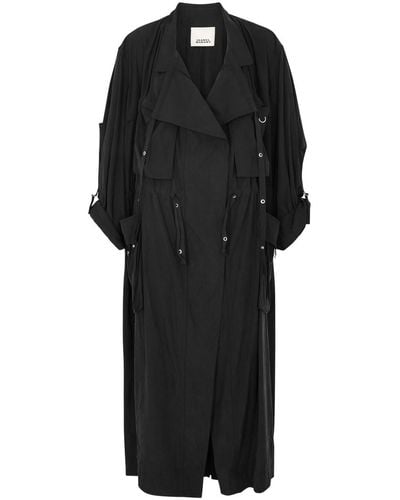 Isabel Marant Garance Trench Coat - Black