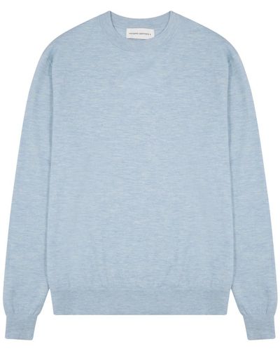 Extreme Cashmere N°233 Class Cashmere-blend Sweater - Blue