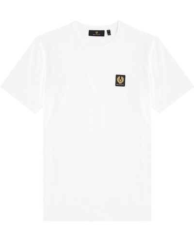 Belstaff Logo Cotton T-Shirt - White