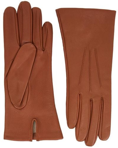 Dents Felicity Leather Gloves - Brown