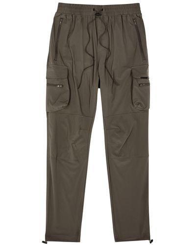 Represent 247 Stretch-Nylon Cargo Trousers - Grey