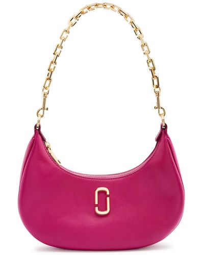 Marc Jacobs The Curve Small Leather Shoulder Bag - Pink