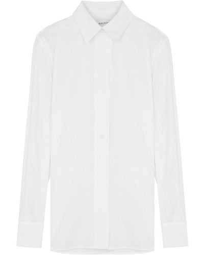 16Arlington Teverdi Cotton-poplin Shirt - White