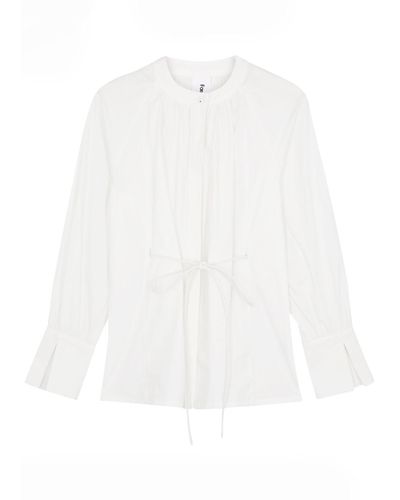 Foemina Susie Cotton-Poplin Shirt - White