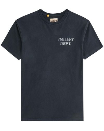 GALLERY DEPT. Logo-Print Cotton T-Shirt - Blue