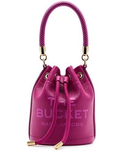 Marc Jacobs The Bucket Mini Leather Bucket Bag - Pink