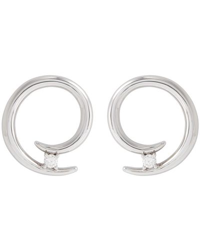 Anissa Kermiche Grande Charmeur -plated Drop Earrings - Metallic