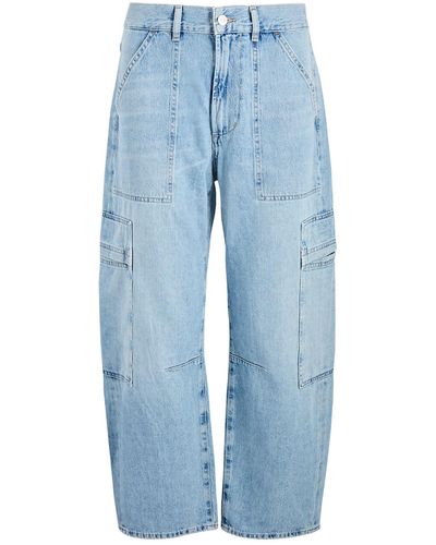 Citizens of Humanity Marcelle Tapered Cargo Jeans - Blue