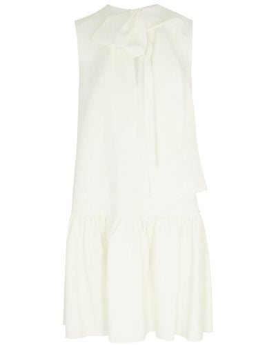ROKSANDA Petra Draped Mini Dress - White