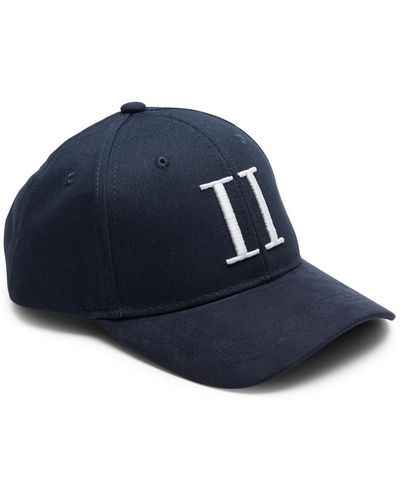 Les Deux Embroidered Twill Cap - Blue