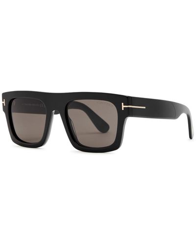 Tom Ford Fausto Square-frame Sunglasses - Black