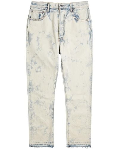 GALLERY DEPT. Surf Side Bleached Straight-leg Jeans - White
