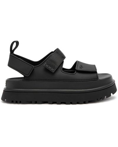UGG Platform Sandals 'goldenglow', - Black