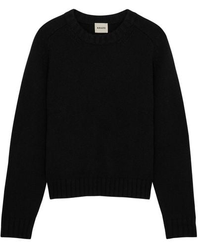 Khaite Mae Cashmere Sweater - Black