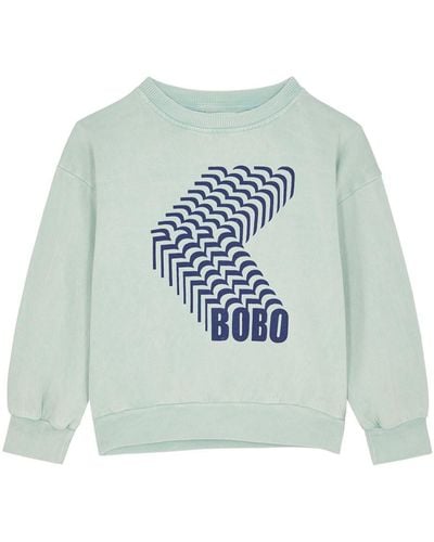 Bobo Choses Kids Printed Cotton Sweatshirt (2-10 Years) - Blue
