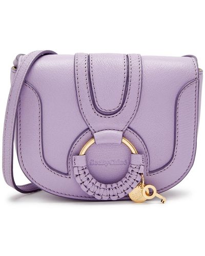 See By Chloé Hana Mini Leather Cross-body Bag - Purple
