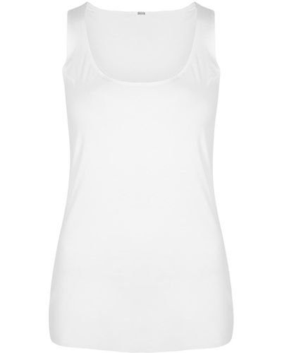 Wolford Pure Seamless Stretch-Jersey Top - White