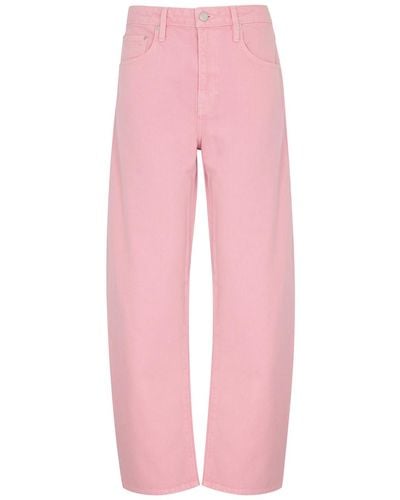 FRAME Le Long Barrel Jeans - Pink