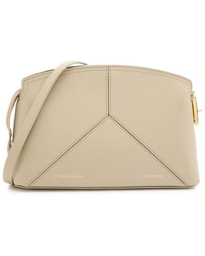 Victoria Beckham Small Classic Leather Clutch - Natural