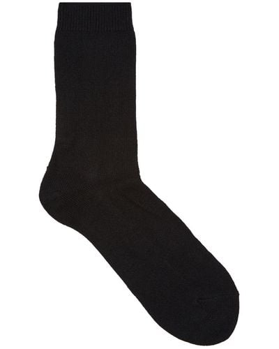 FALKE Cozy Wool-Blend Socks - Black