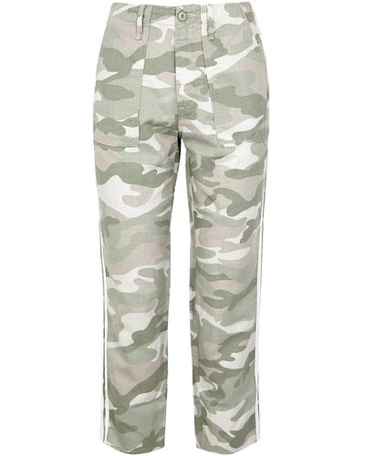 Mother Shaker Camouflage Cotton-Blend Pants - Gray